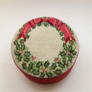 Vintage Christmas trinket box Rare